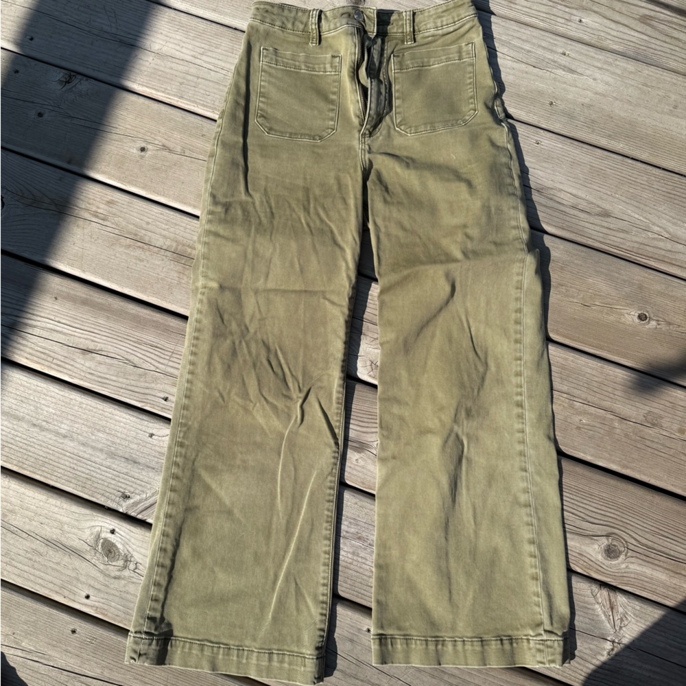 ROLLA'S Sailor Khaki Wide Leg High Rise Pants